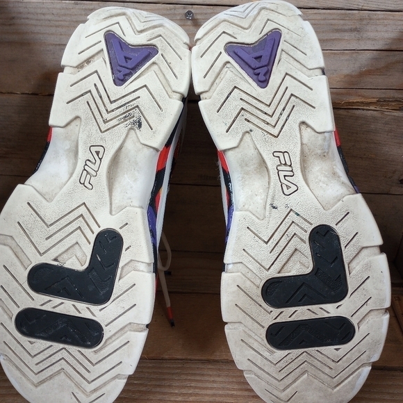 FILA Grant Hill 2, 90s Retro, White Multicolor Men's Size 11. - Picture 8 of 9